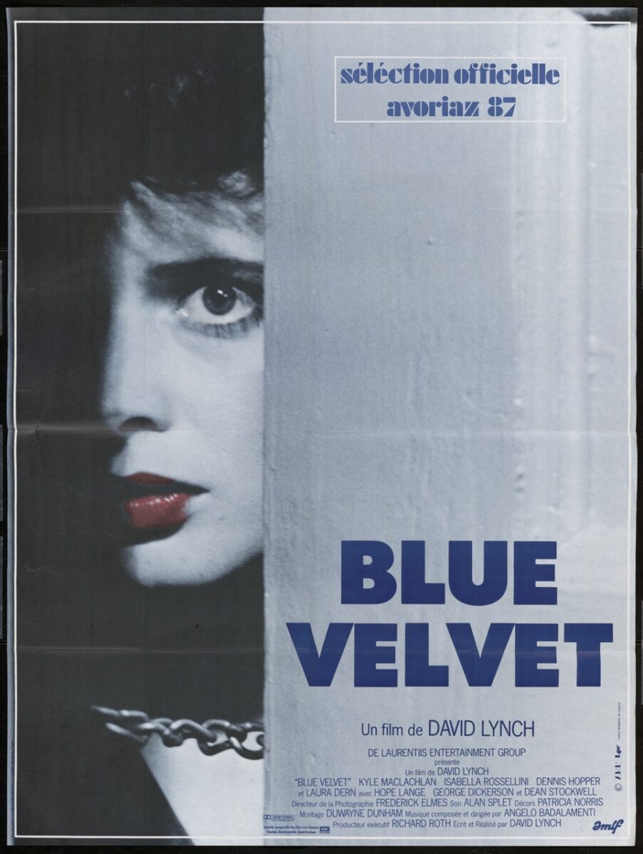 BLUE VELVET poster 6 Lynch Large