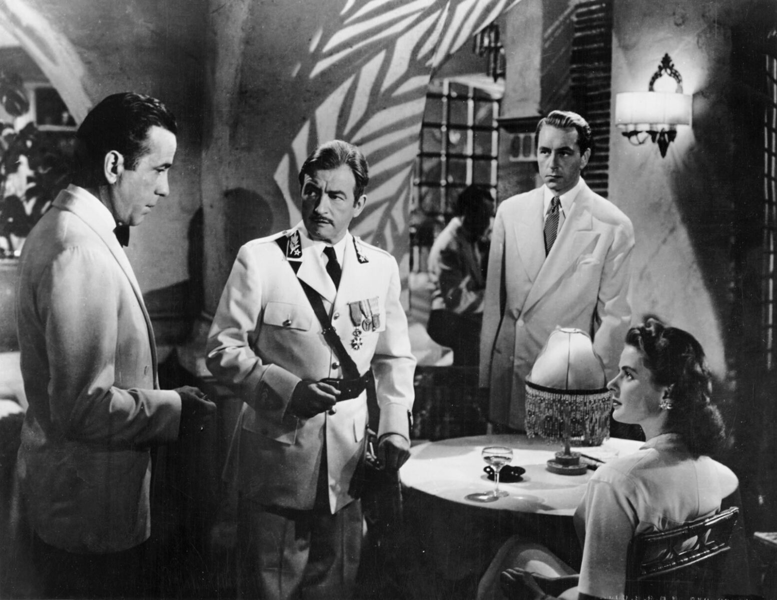 Humphrey Bogart Claude Rains Paul Henreid Ingrid