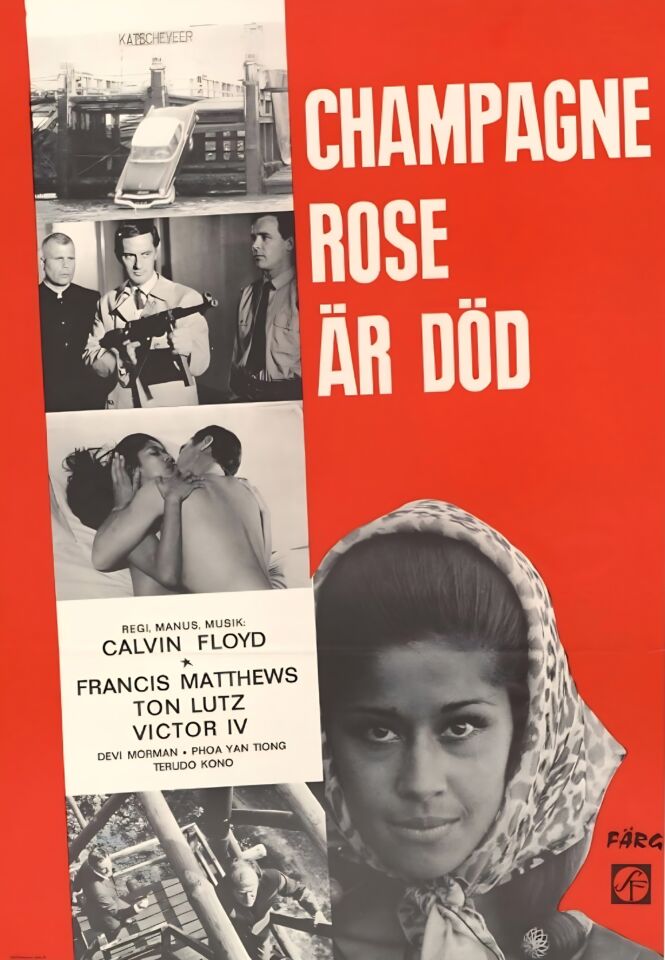 Champagne rose is dead poster