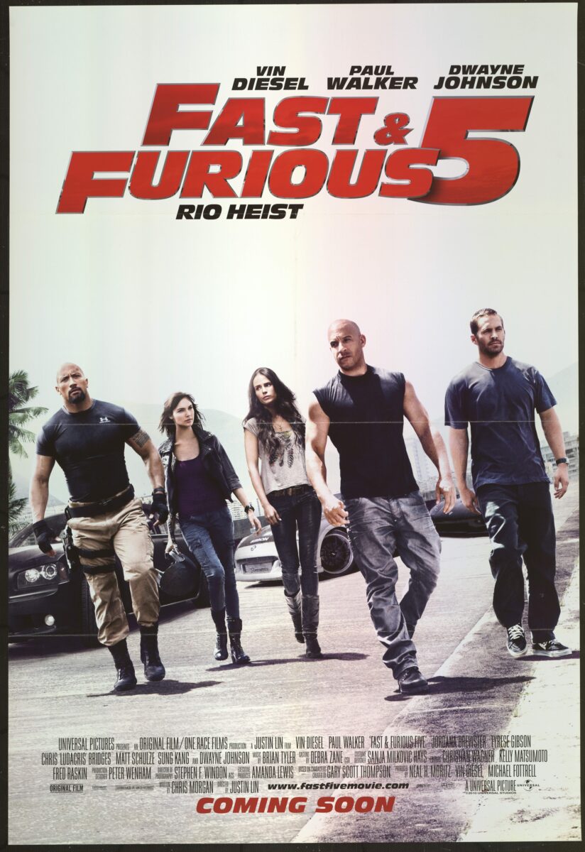 FAST FIVE poster 2 Lin