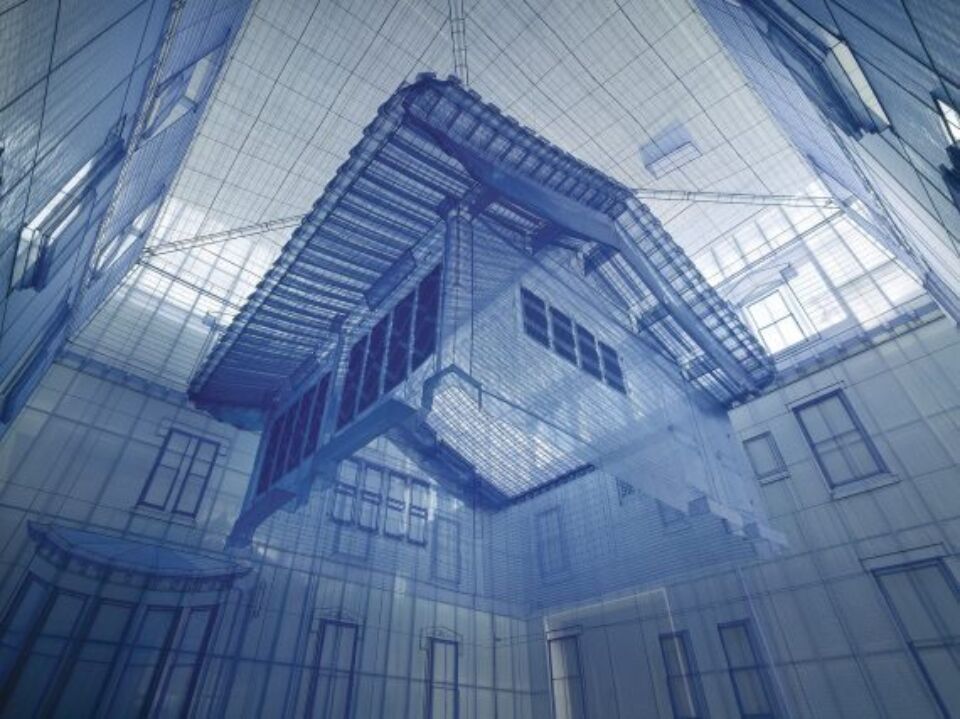 Do Ho Suh Home within Home within Home within Home within Home 2013 polyester fabric metal frame 1530 x 1283 x 1297cm 570x427