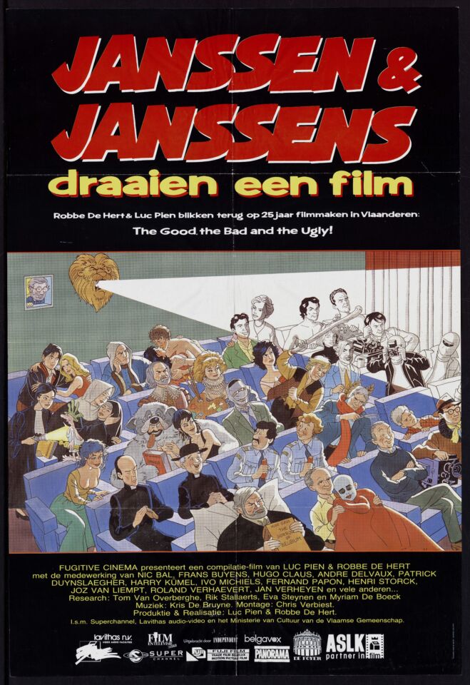 JANSSEN JANSSENS DRAAIEN EEN FILM poster 2 De Hert Pien
