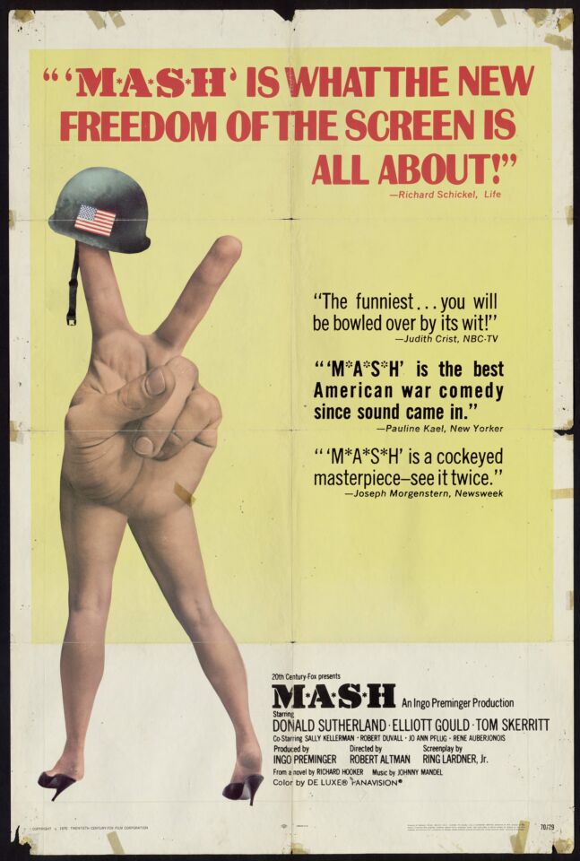 M A S H poster 2 Altman