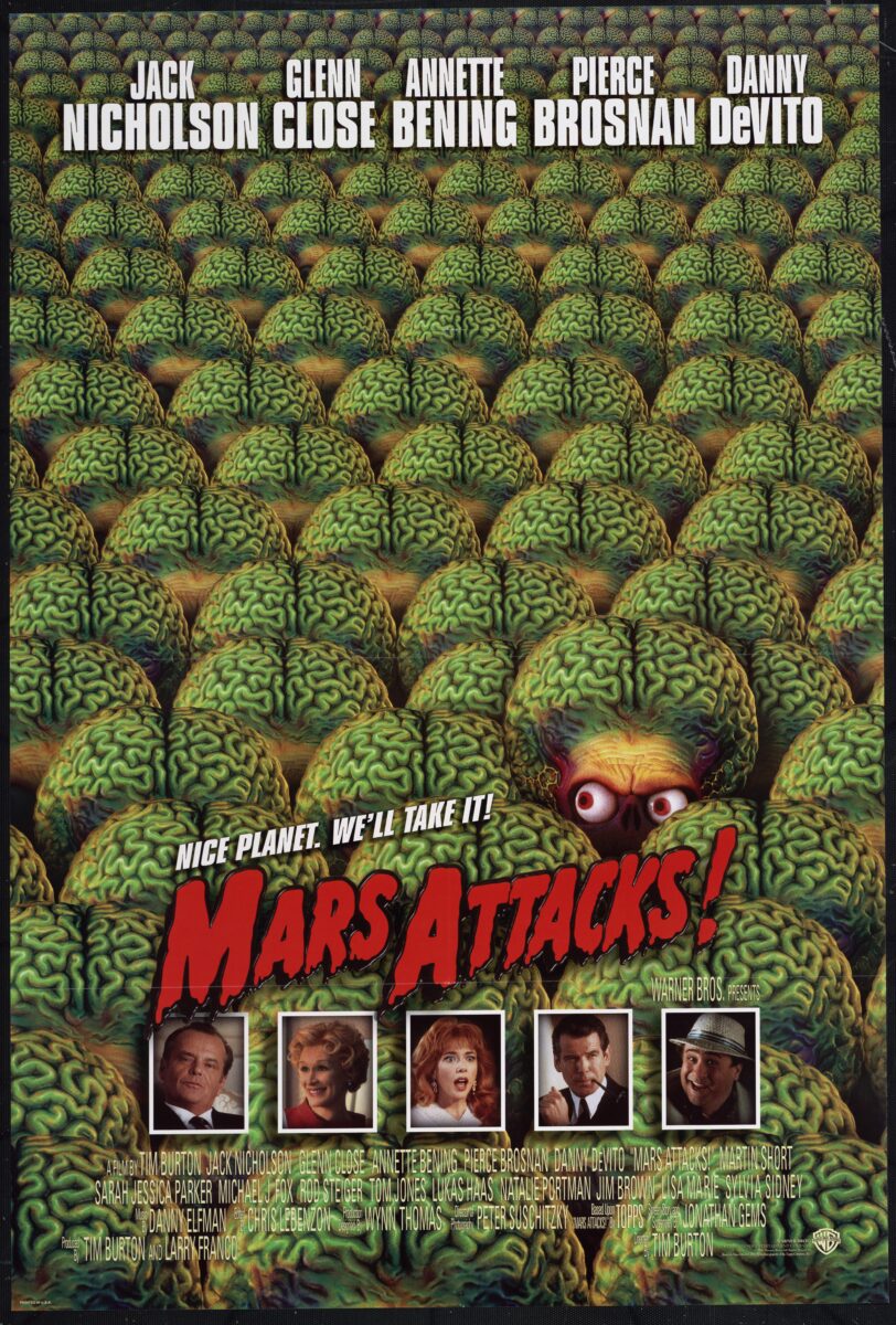 MARS ATTACKS poster 2 Burton