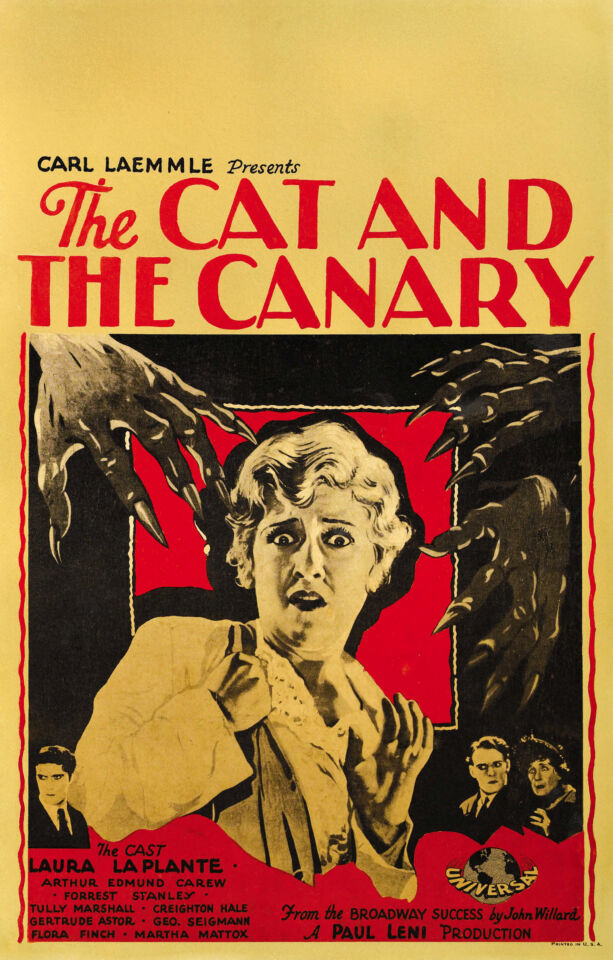 Cat and the canary the Postr 1 Leni
