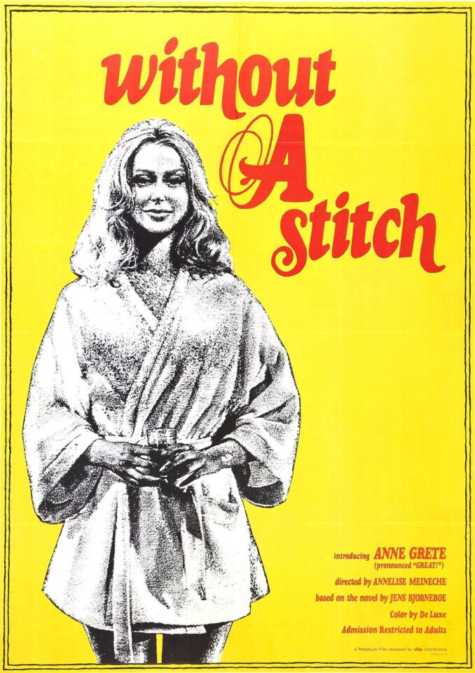 Without a stitch poster