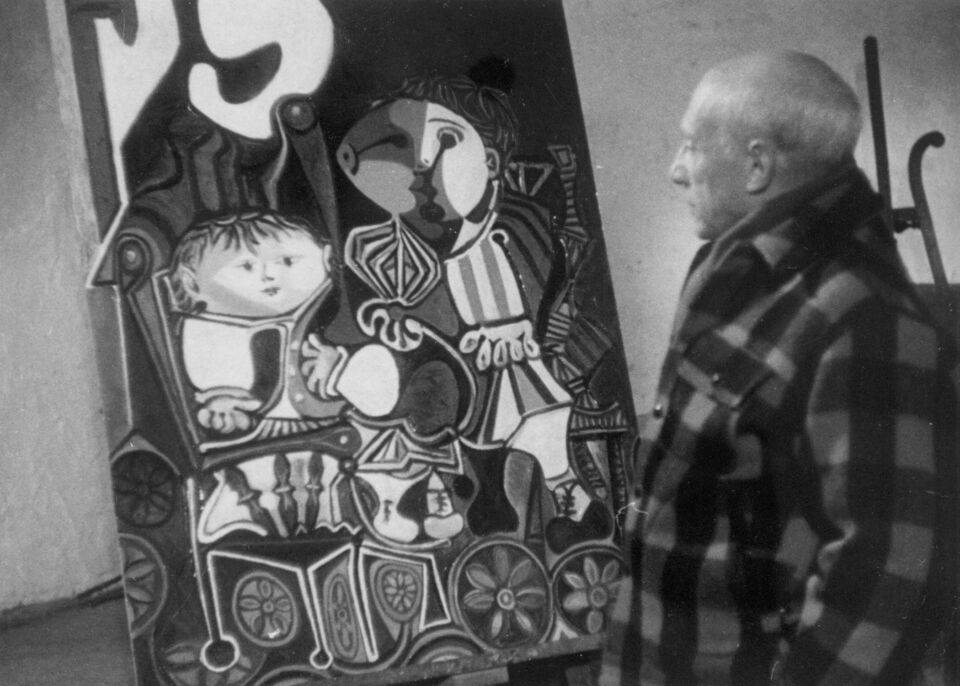 Visite a Picasso 3 Haesaerts